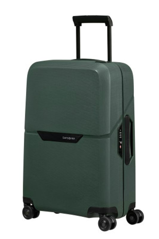 Samsonite Magnum ECO hard Kabinkoffert 55 cm 4 hjul Grønn