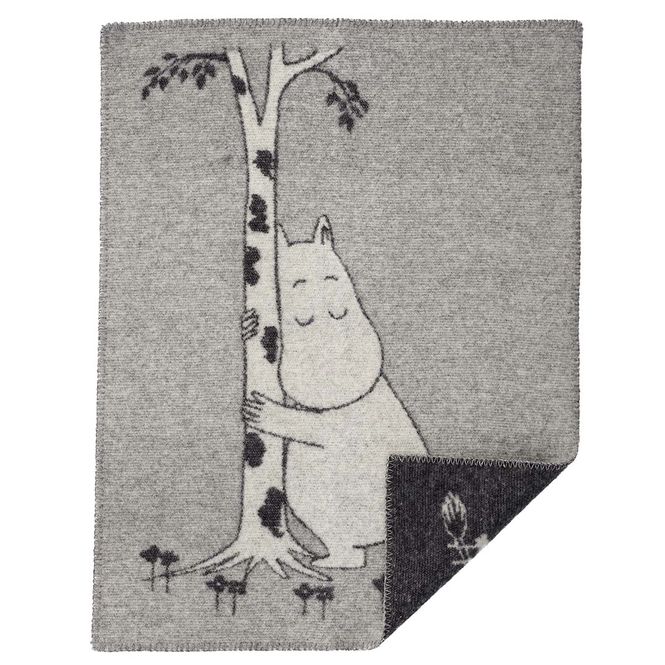 Hovedbilde Mummi Pledd i lammeull Treehug 65 x 90 cm fra Klippan