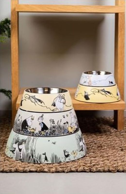 Mummi Pets Matskål - Medium Gul