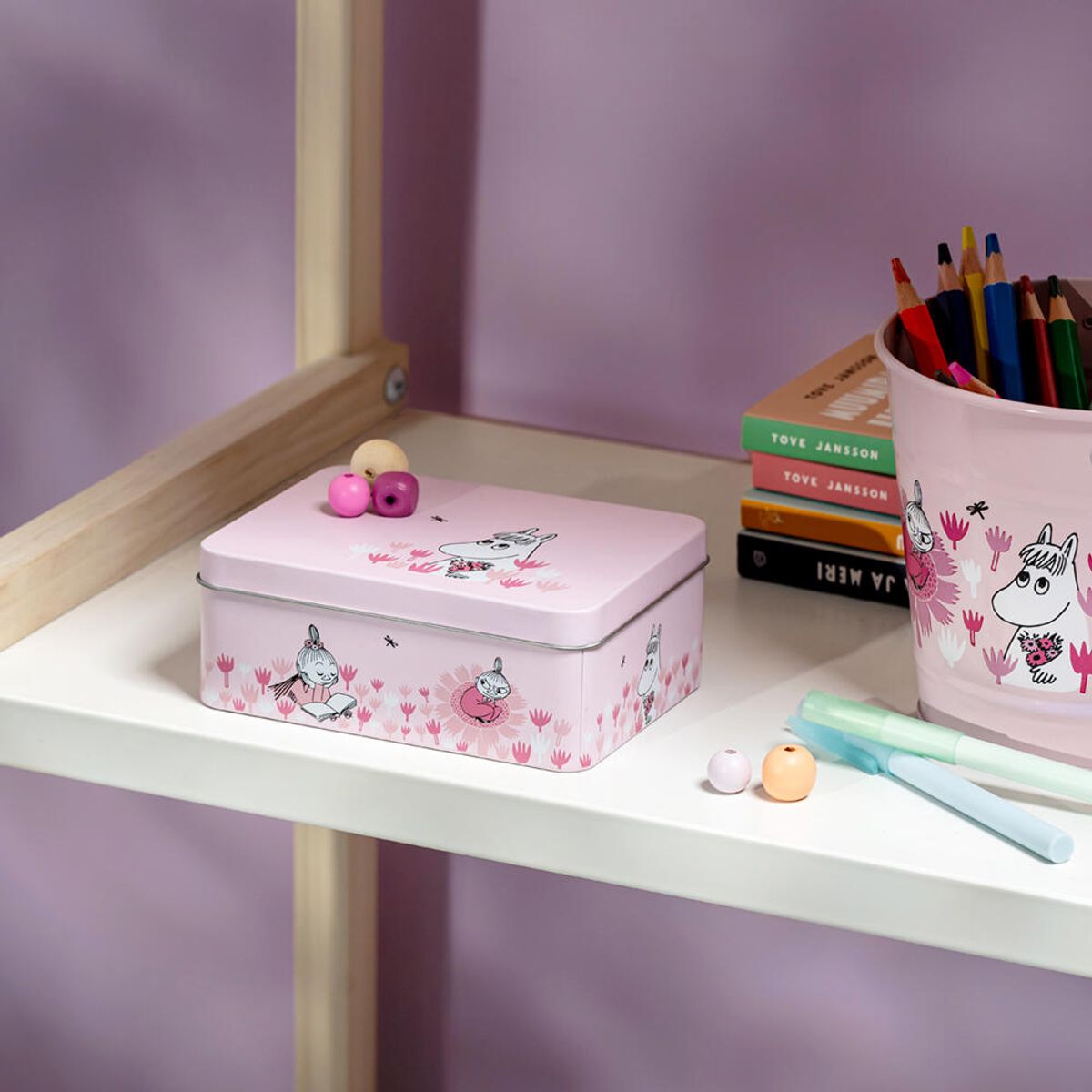 Mummi oppbevaringsboks - Rosa