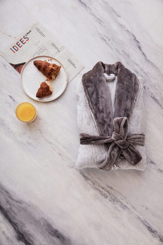 Morgenkåpe i Flanell L/XL