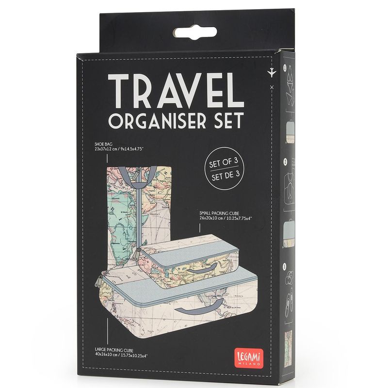 Legami Pakkekuber Travel 3 stk