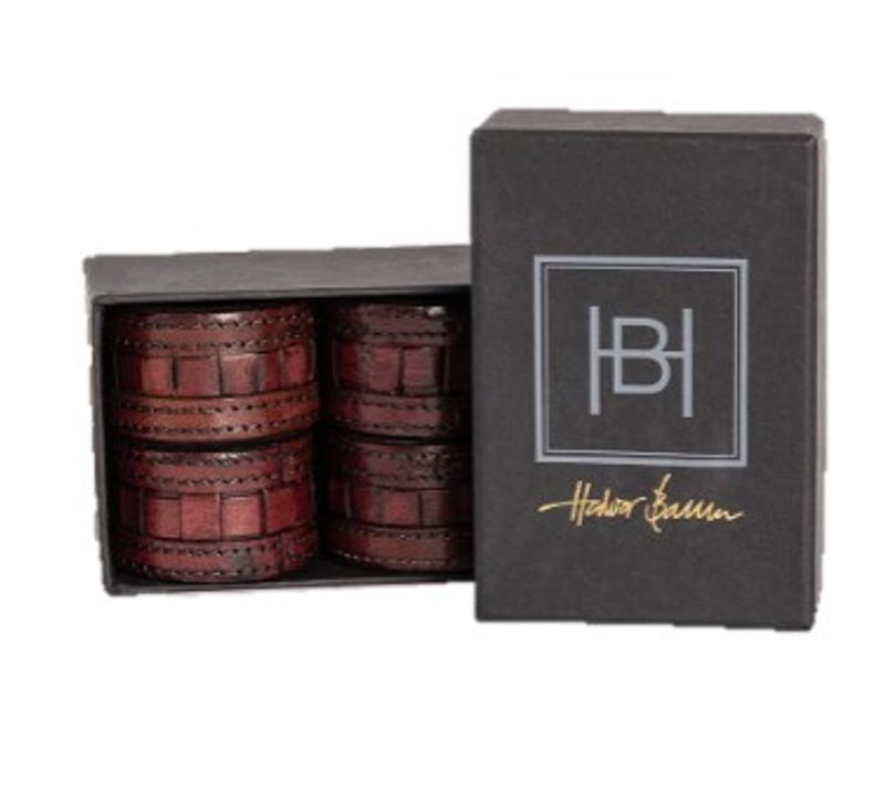 Serviettringer Skinn Halvor Bakke 4pk