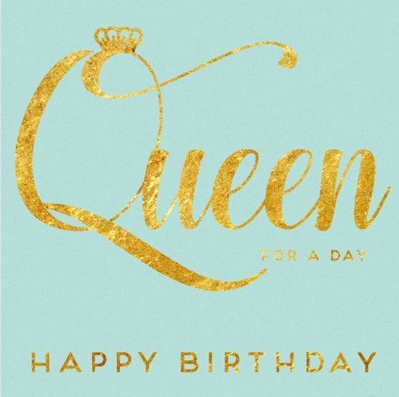 Bursdagskort S Queen For A Day Legami