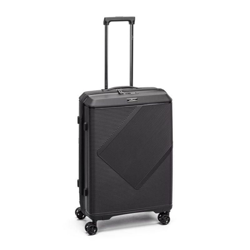 North Pioneer PRG Koffert Medium, 4 hjul, 68 cm, 70L, Sort