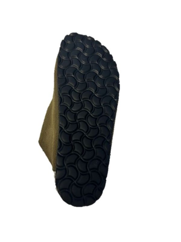 Axelda Sandal med fôr - Carla Oliven 37-41