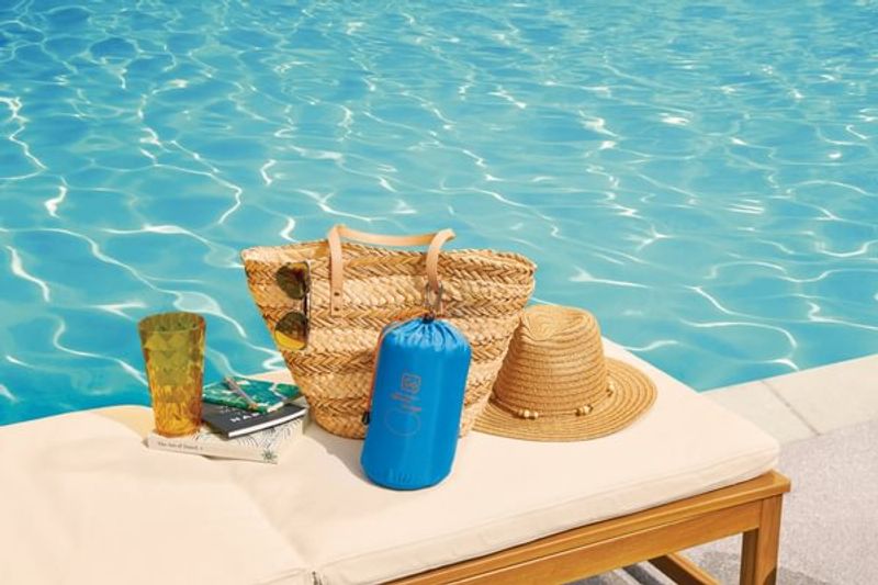 Hodepute vannavisende Memory Lounger -  Go Travel