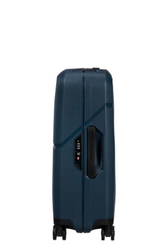 Samsonite Magnum ECO hard stor koffert 75 cm 4 hjul Navy