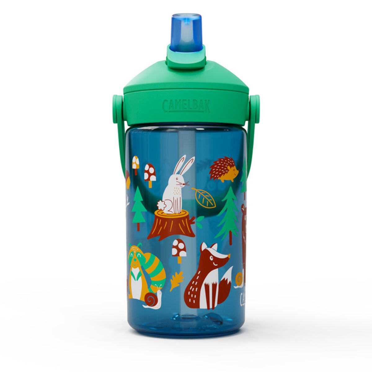 Camelbak Drikkeflaske Barn, Thrive Flip Straw Kids 400mL, Friendly Forest