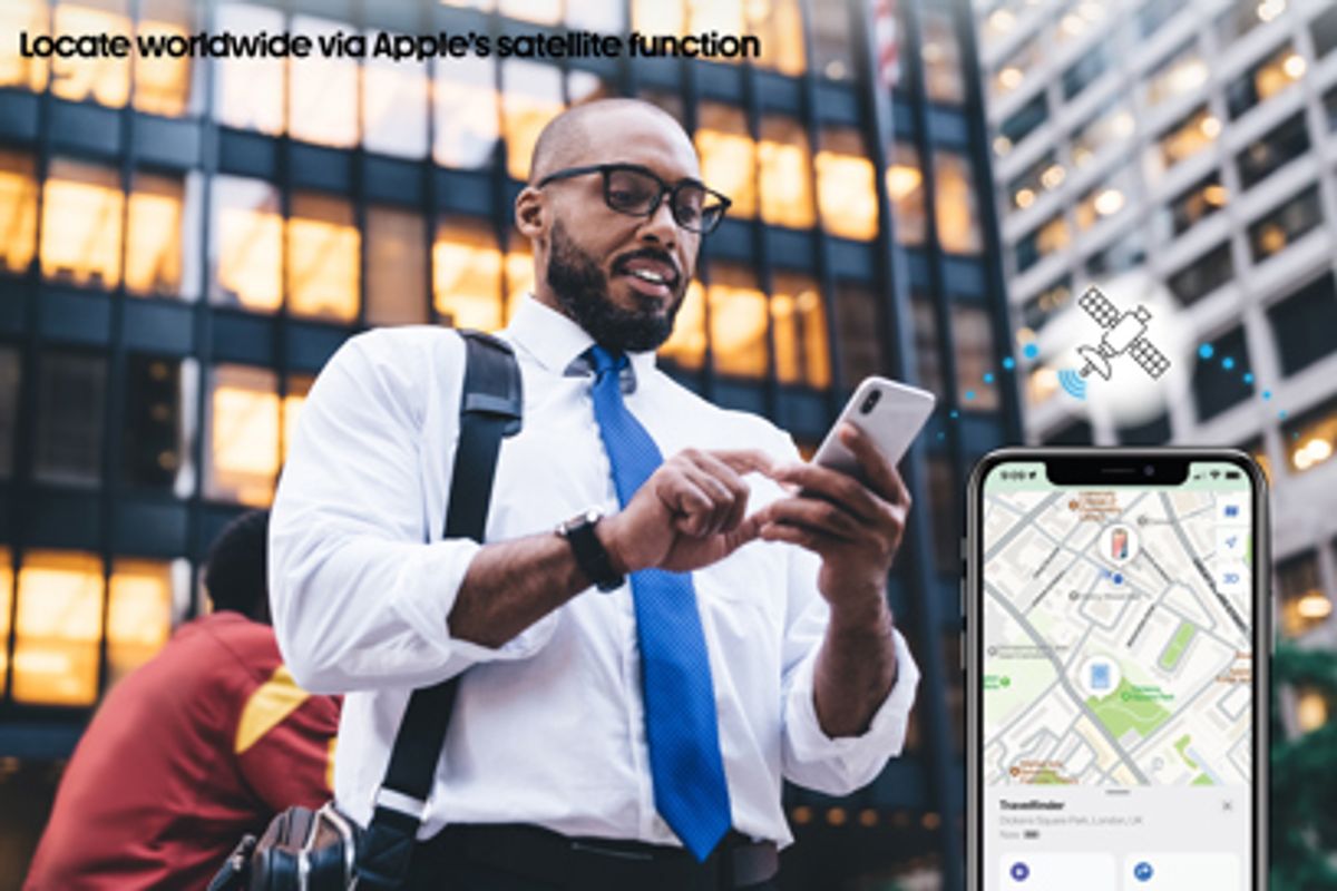 Travelfind RCS passholder – oppladbar med Find My