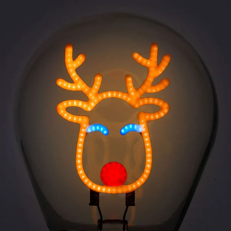 Lyspære lampe, oppladbar Reinsdyr Legami 