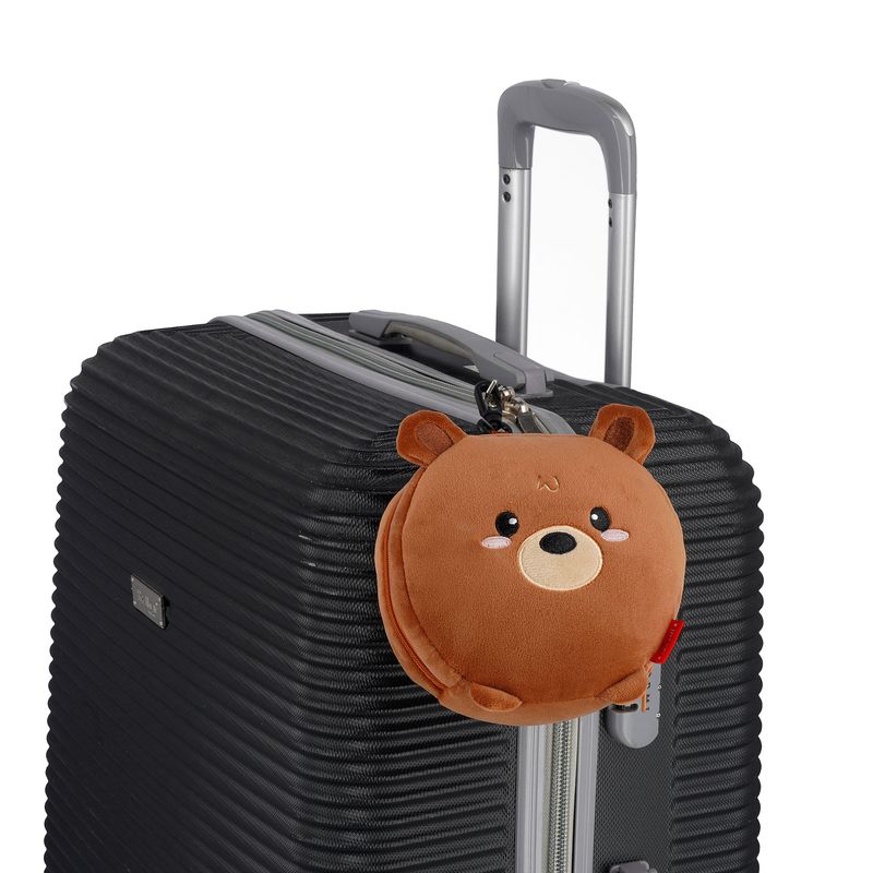 Bamse,  pute og øyemaske i ett My Travel Buddy Teddybjørn