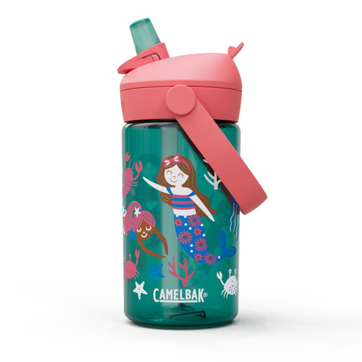 Camelbak Drikkeflaske Barn, Thrive Flip Straw Kids 400mL, Mermaid Friends