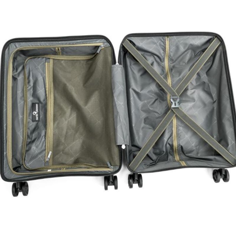 North Pioneer PRG Kabinkoffert, 4 hjul, 55 cm, 38L, Grønn