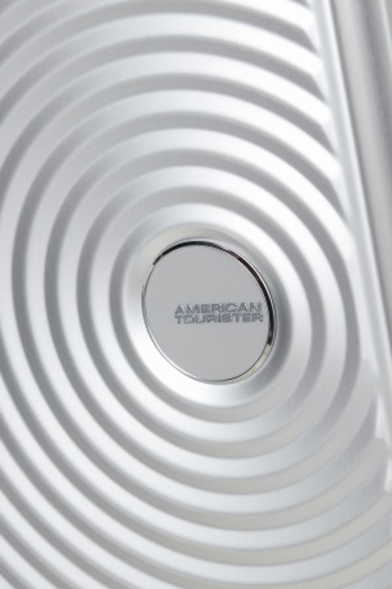 American Tourister Soundbox Alu Spinner 77 cm – Silver