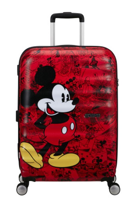 Koffert Spinner 64L Disney Wavebreaker Mikke Rød