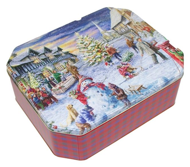 Hovedbilde Stor Kakeboks Winter Market – rektangulær
