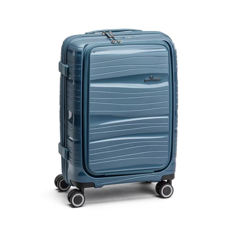 North Pioneer Oslo Kabinkoffert Laptoplomme, 4 hjul, 55 cm, 31L