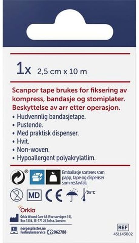 Teip Universal Norgesplaster