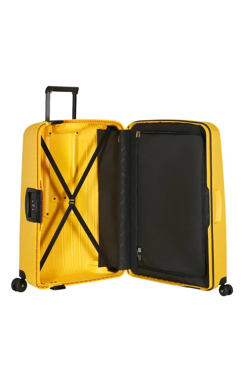 Stor koffert 102L med 4 doble hjul S`cure Samsonite