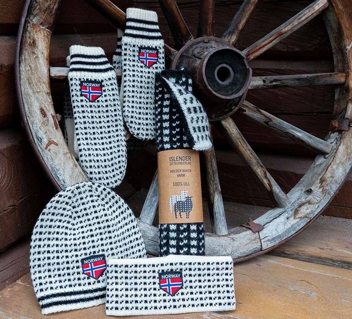 Pannebånd Islender hvit