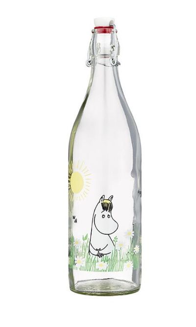 Hovedbilde Mummi Glassflaske 1L - i hagen