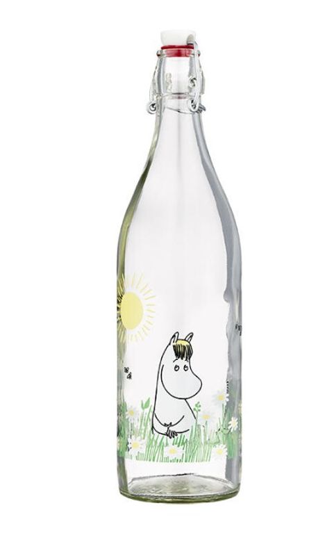 Mummi Glassflaske 1L - i hagen