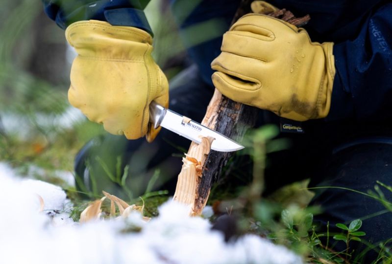 Brusletto Tiur Allroundkniv – amerikansk rotnøtt og Sandvik-stål
