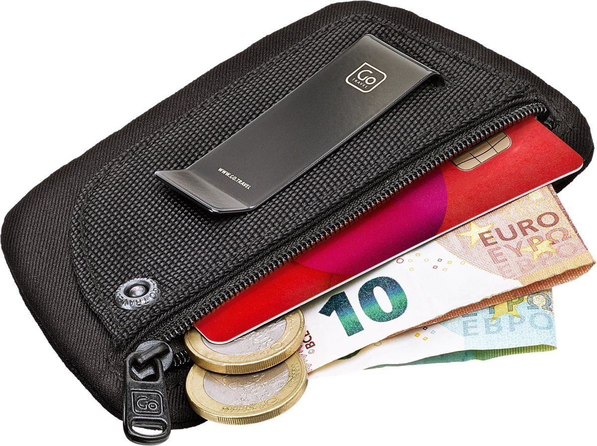 Skjult lommebok RFID med klips Go Travel