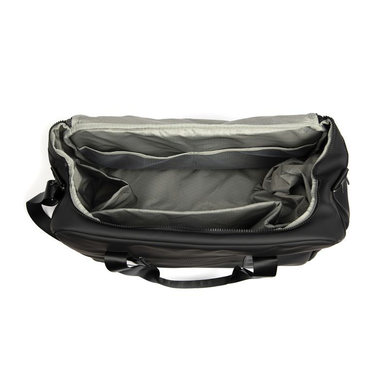 Baltimore treningsbag med skopose – nubuck PU-skinn – Black