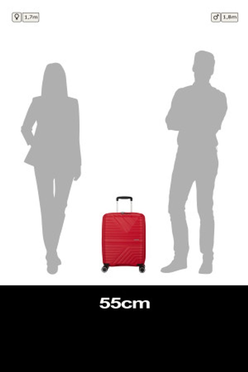 American Tourister Flytwist kabinkoffert 55 cm – True Red
