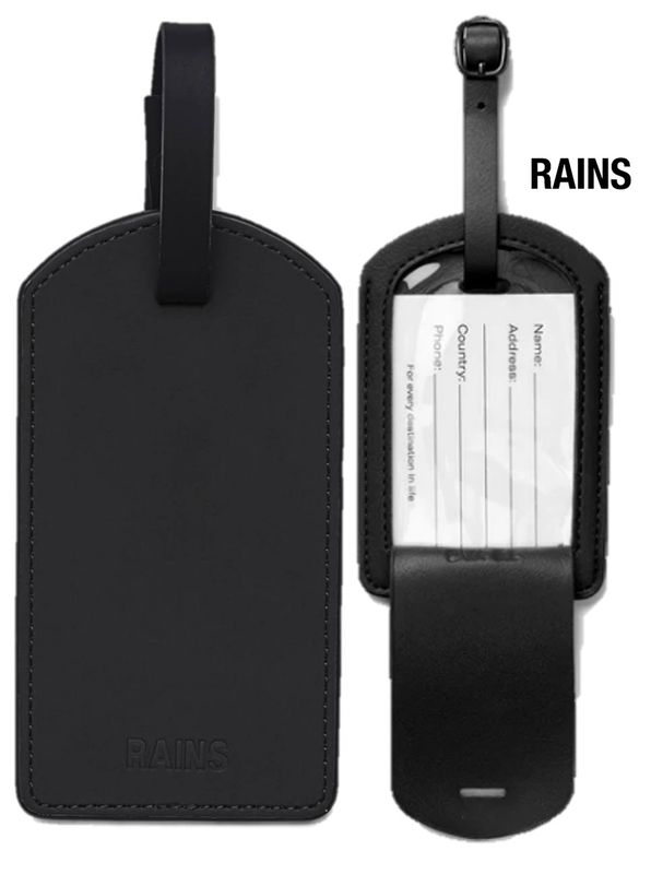 Rains Bagasjemerke vanntett, sort 