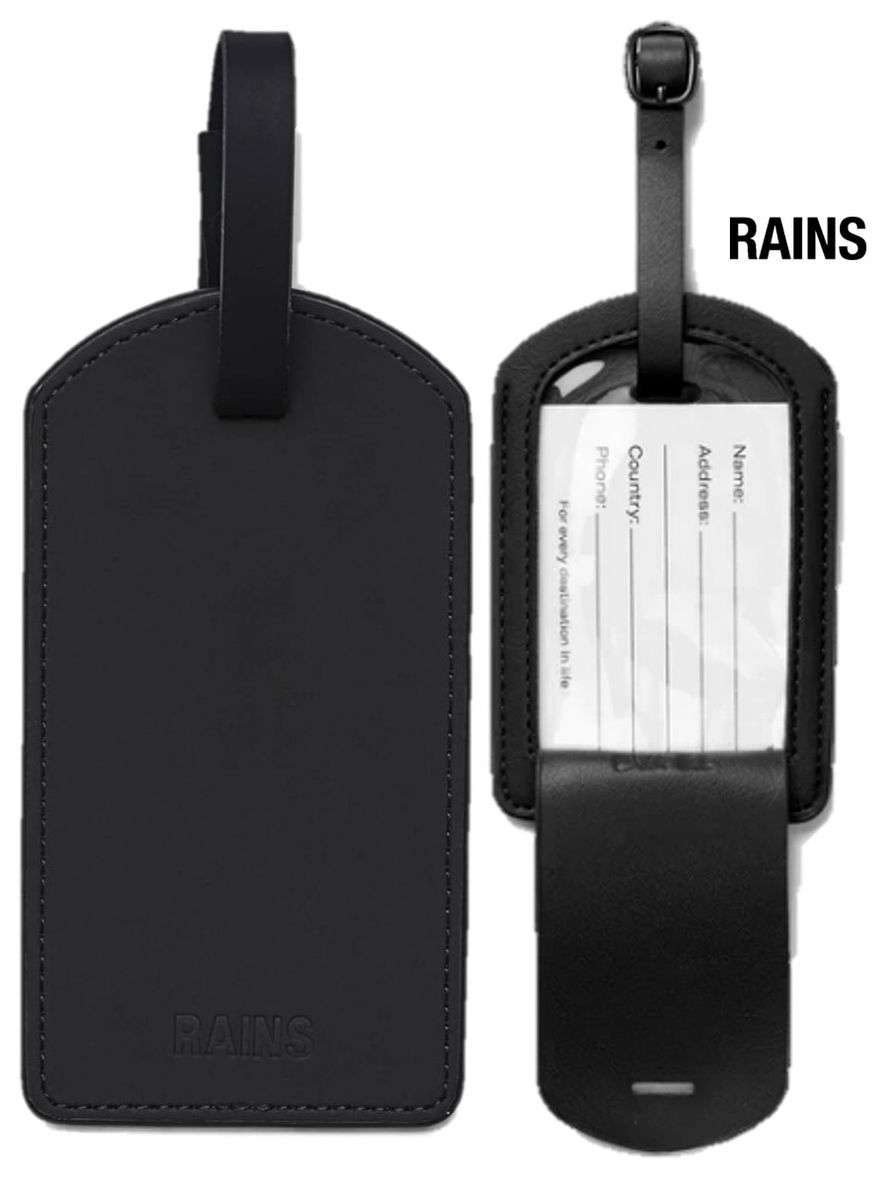 Rains Bagasjemerke vanntett, sort 