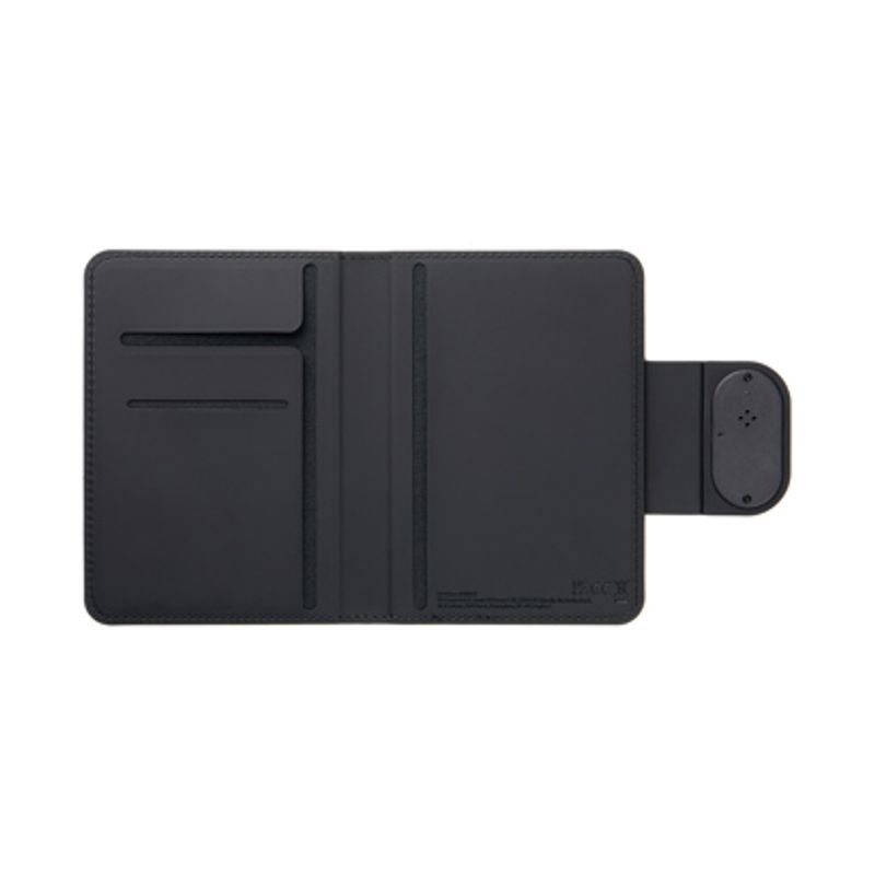 VINGA Baltimore RCS passetui med Finder Dual – sort (iOS & Android)