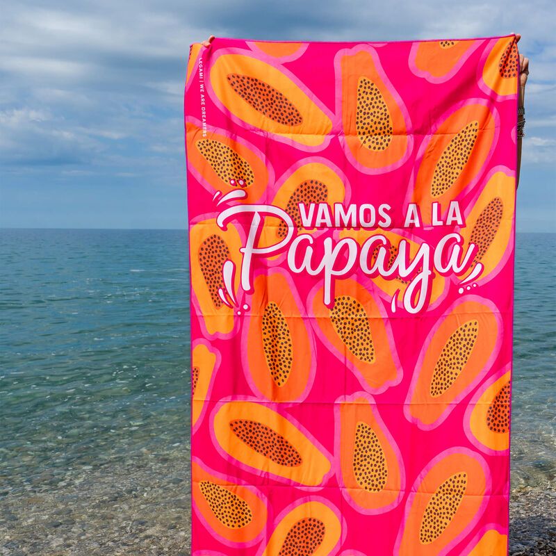 Strandhåndkle Papaya 85x180cm Legami