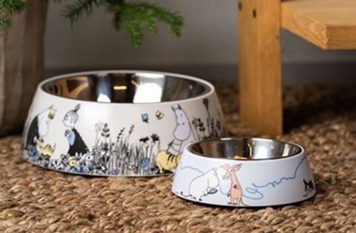Mummi Pets Matskål - Stor Grå
