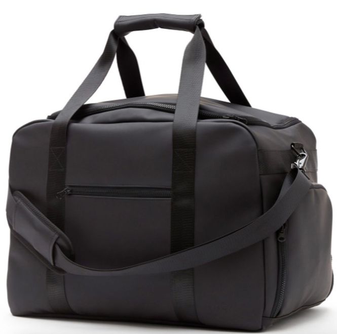Hovedbilde Baltimore treningsbag med skopose – nubuck PU-skinn – Black