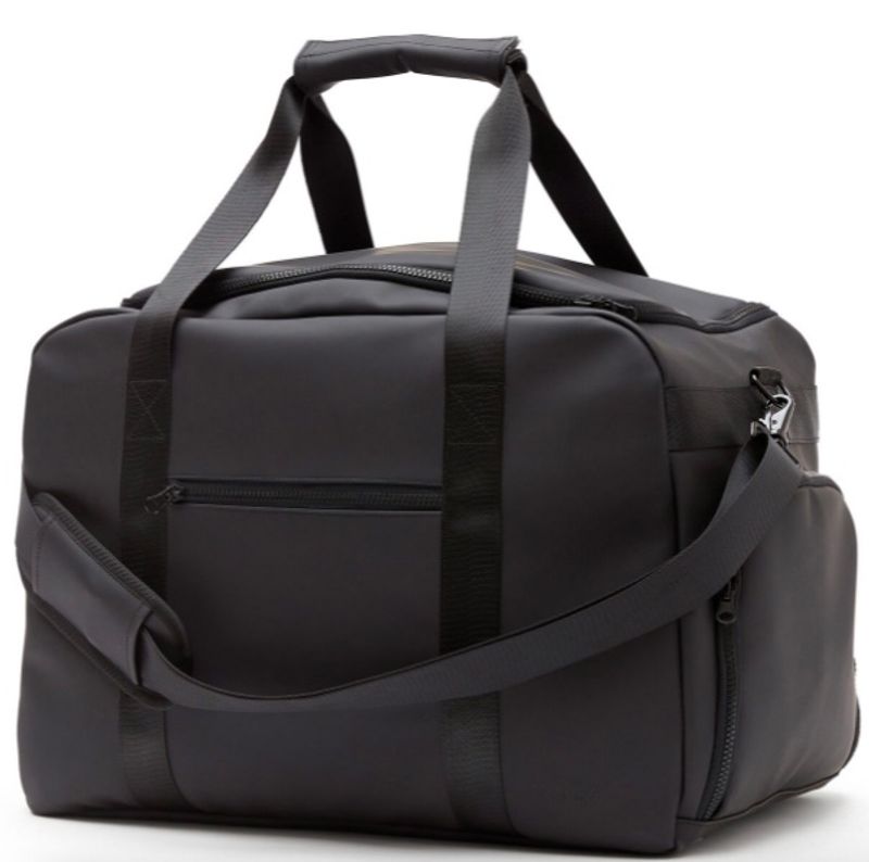Baltimore treningsbag med skopose – nubuck PU-skinn – Black