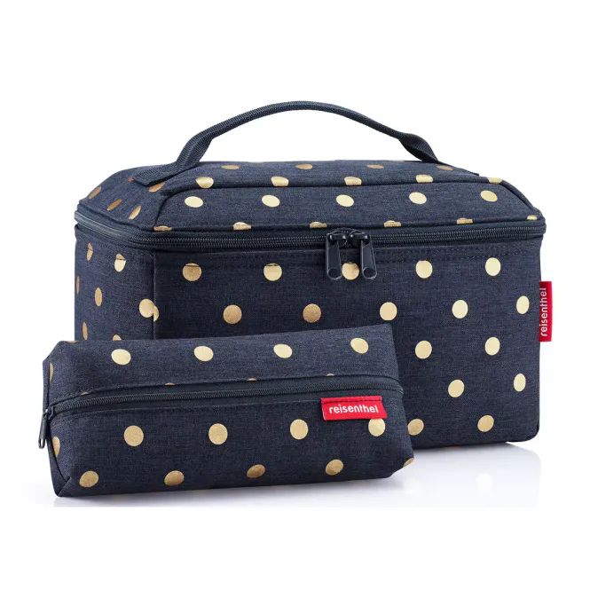 Hovedbilde Reisenthel Gavesett Toalettmappe & Sminkepung Dots Blue 