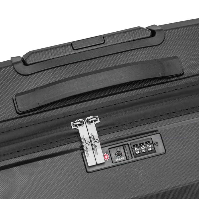 North Pioneer PRG Kabinkoffert, 4 hjul, 55 cm, 38L, Sort