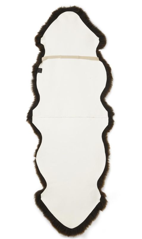 Gently dobbelt saueskinn – Natural Brown