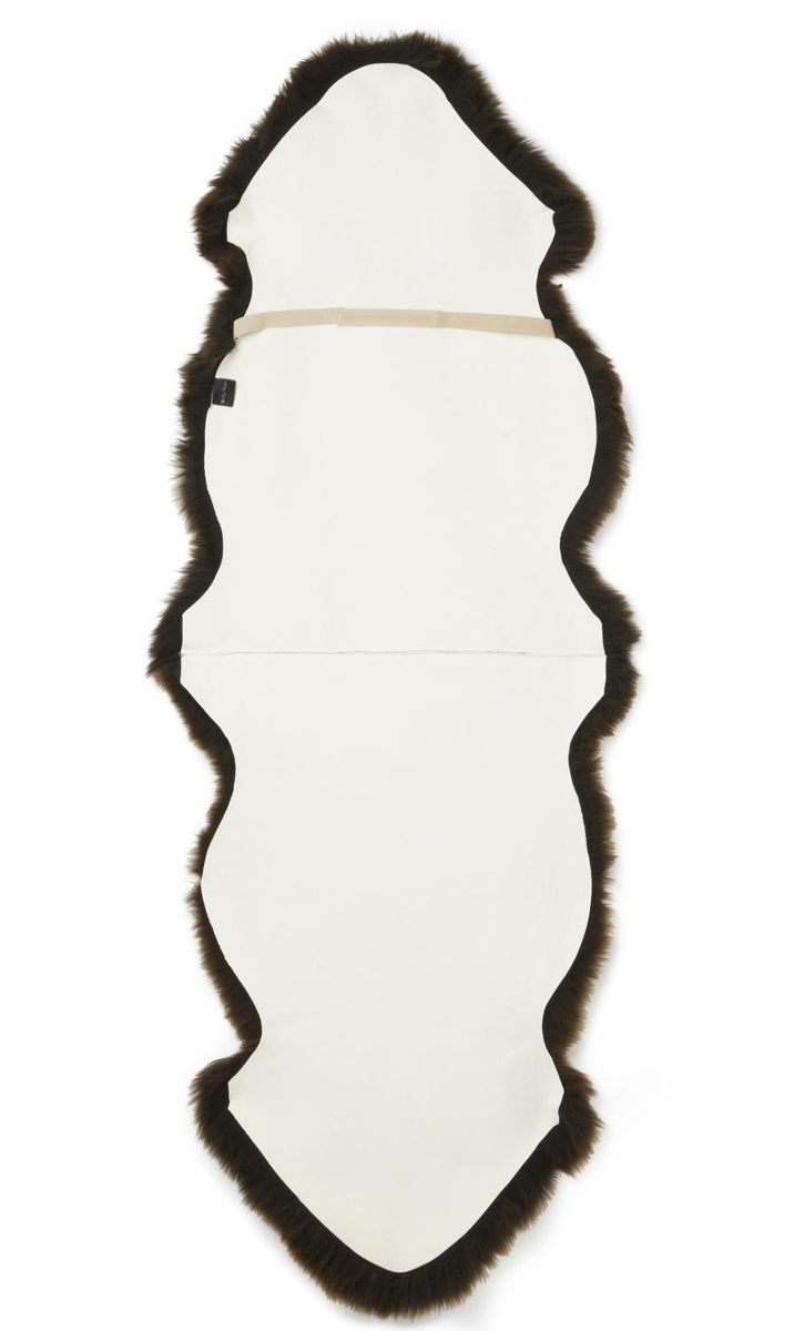 Gently dobbelt saueskinn – Natural Brown