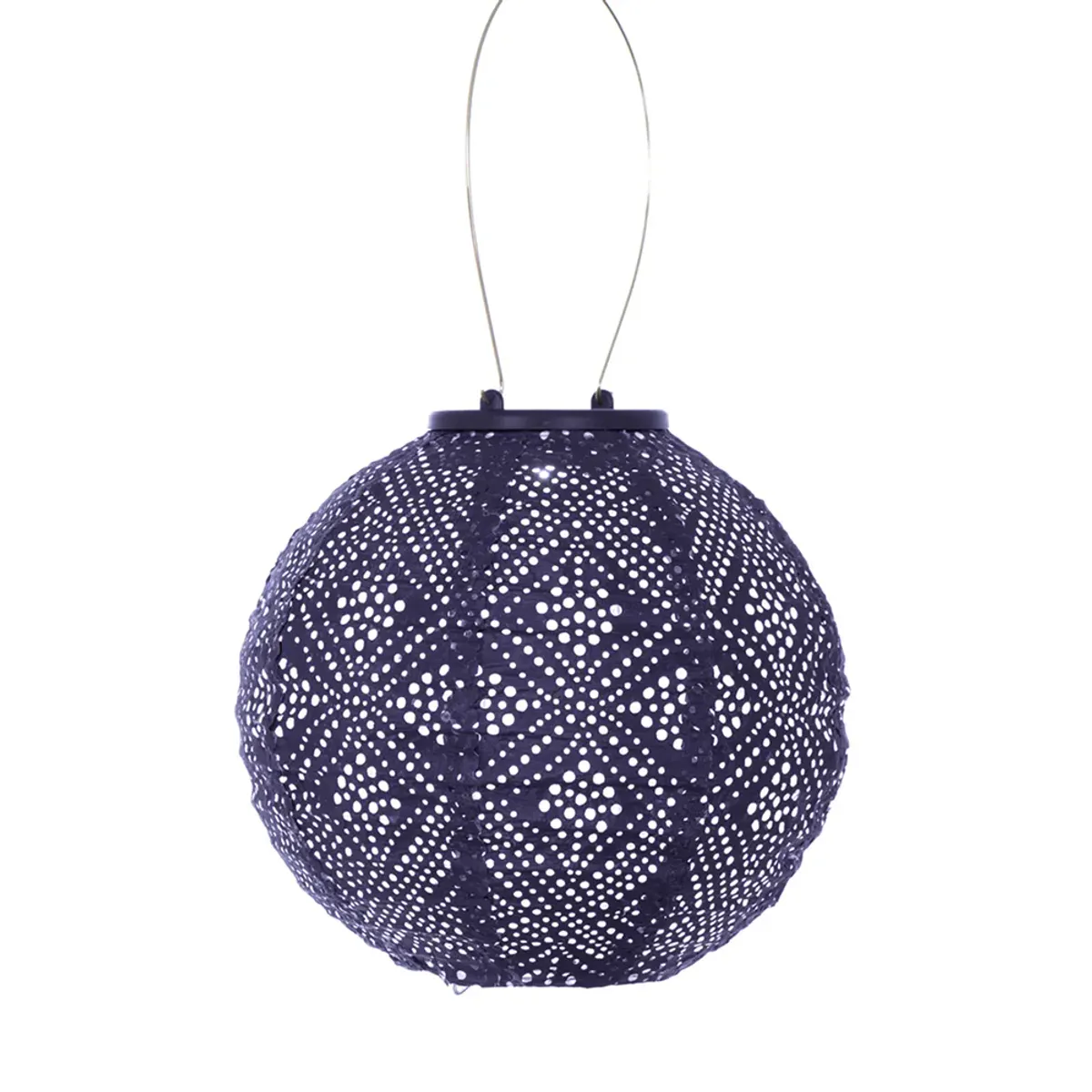 Lumiz Solcelle Led Lykt Round 20 Topaze Grey Blue