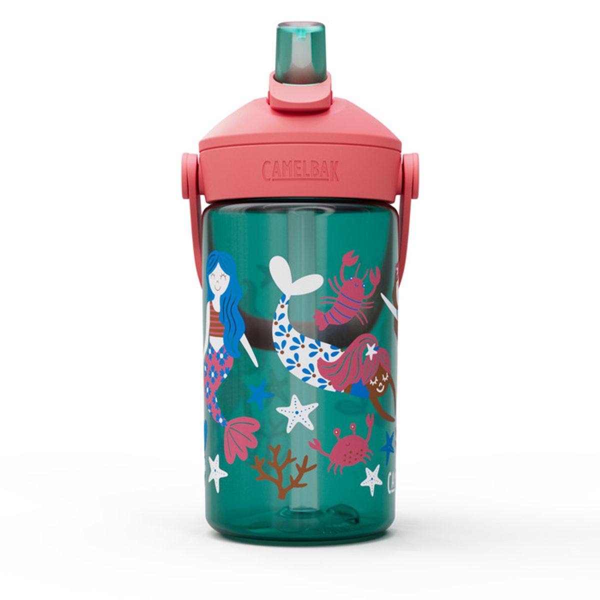 Camelbak Drikkeflaske Barn, Thrive Flip Straw Kids 400mL, Mermaid Friends