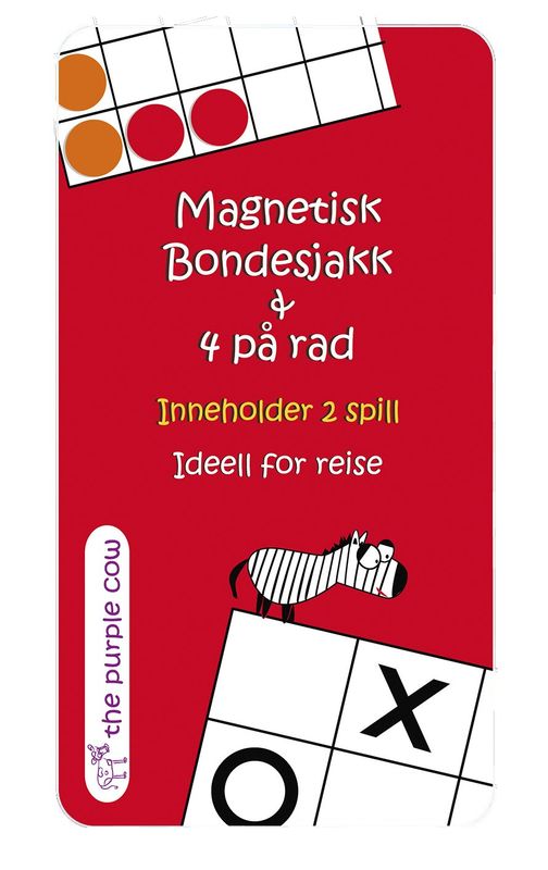 Magnetisk spill Bondesjakk & 4 på rad
