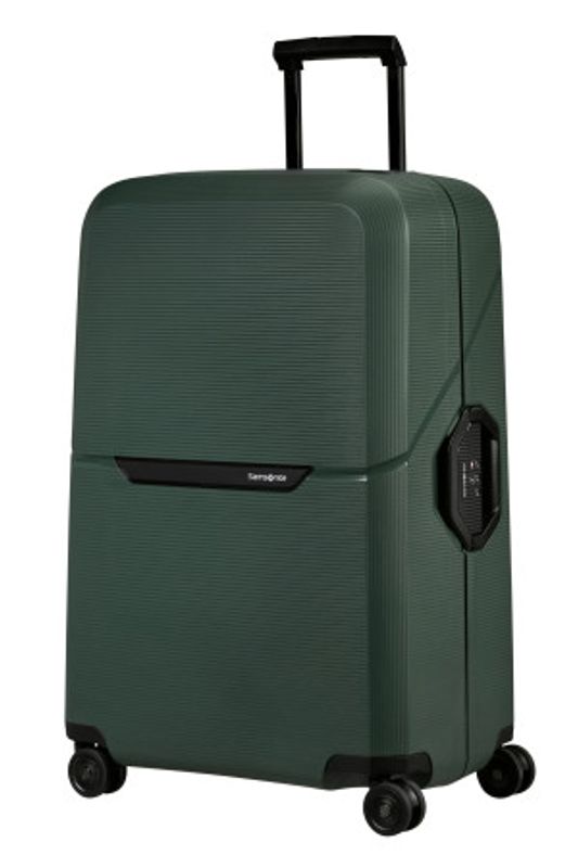 Samsonite Magnum ECO hard stor koffert 75 cm 4 hjul Grønn