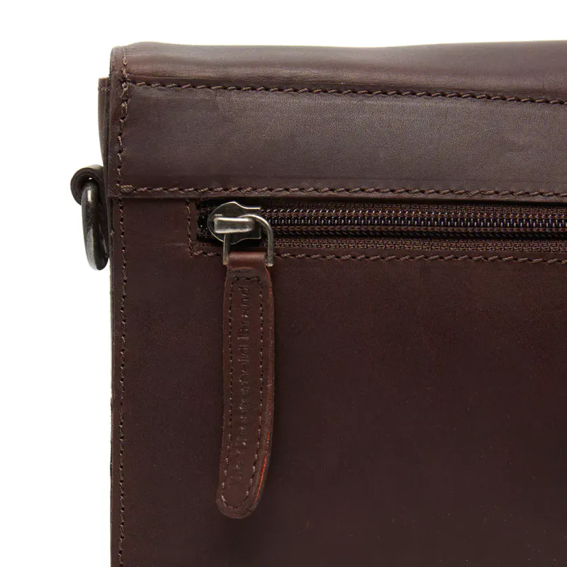 The Chesterfield Brand Aviles Skulderveske i Skinn Brun