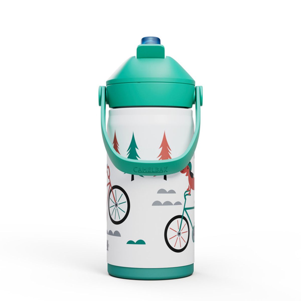 Camelbak Drikkeflaske Barn, Thrive Flip Straw Kids VSS Biking Dogs 0,35L