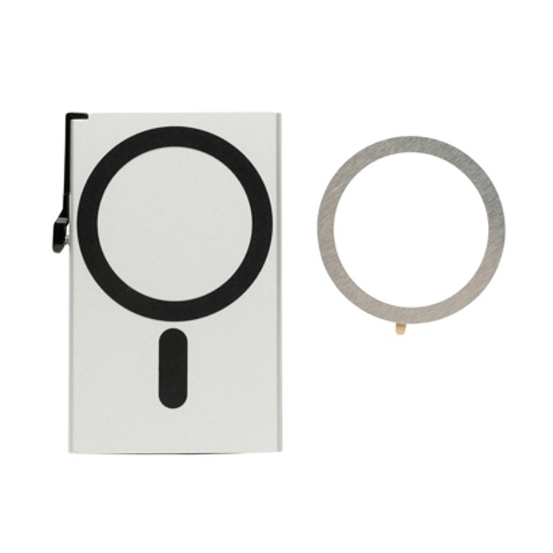 Magnetisk RFID-kortholder i aluminium til mobil – opptil 7 kort