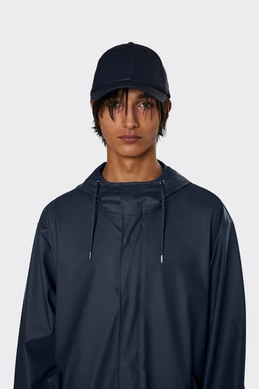 Rains Caps Vanntett unisex, navy